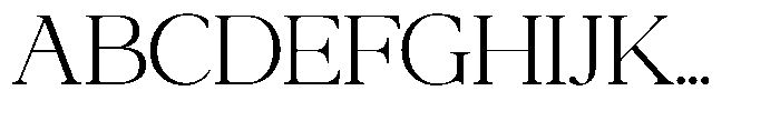 Qatarist Extra Light Expanded Font UPPERCASE