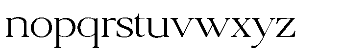 Qatarist Extra Light Expanded Font LOWERCASE