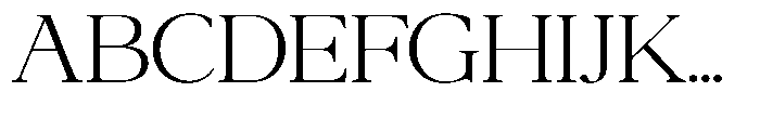 Qatarist Extra Light Extra Expanded Font UPPERCASE