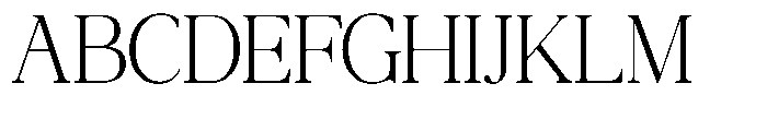 Qatarist Extra Light Semi Condensed Font UPPERCASE
