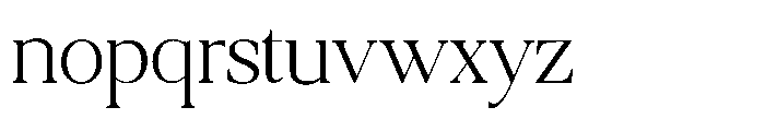 Qatarist Extra Light Semi Condensed Font LOWERCASE