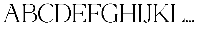 Qatarist Extra Light Semi Expanded Font UPPERCASE