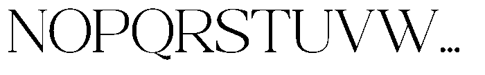 Qatarist Extra Light Semi Expanded Font UPPERCASE