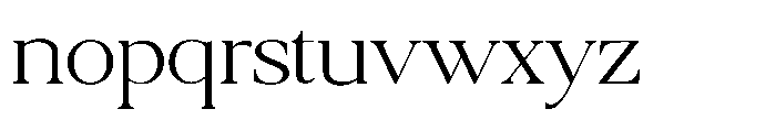 Qatarist Extra Light Semi Expanded Font LOWERCASE