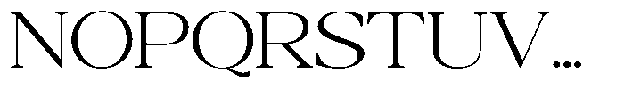Qatarist Extra Light Ultra Expanded Font UPPERCASE
