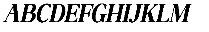 Qatarist ExtraBold ExtraCondensed Slant Font UPPERCASE