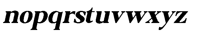 Qatarist ExtraBold SemiCondensed Slant Font LOWERCASE