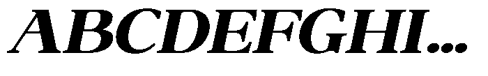 Qatarist ExtraBold UltraExpanded Slant Font UPPERCASE