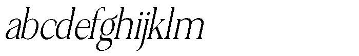 Qatarist ExtraLight UltraCondensed Slant FONT