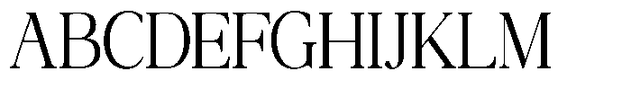 Qatarist Light Condensed Font UPPERCASE