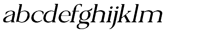 Qatarist Light Expanded Slanted FONT