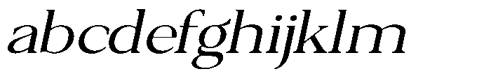 Qatarist Light Extra Expanded Slanted FONT
