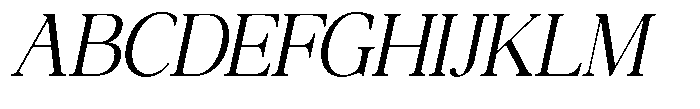 Qatarist Light Semi Condensed Slanted Font UPPERCASE