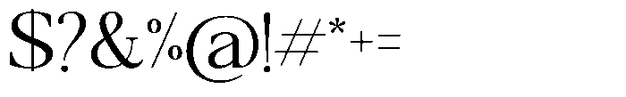 Qatarist Light Semi Expanded Font OTHER CHARS