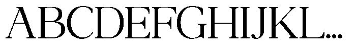 Qatarist Light Semi Expanded Font UPPERCASE
