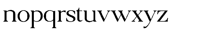 Qatarist Light Semi Expanded Font LOWERCASE