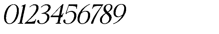 Qatarist Light Slanted Font OTHER CHARS