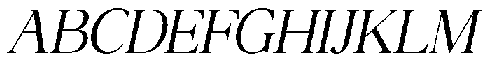 Qatarist Light Slanted Font UPPERCASE
