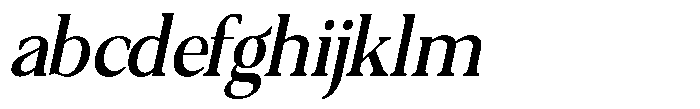 Qatarist Medium Condensed Slanted FONT
