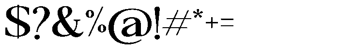 Qatarist Medium Expanded Font OTHER CHARS