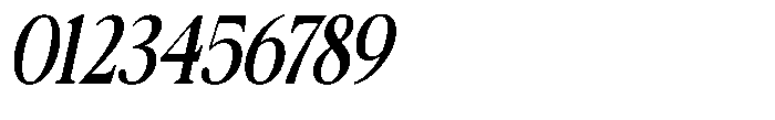 Qatarist Medium Extra Condensed Slanted Font OTHER CHARS