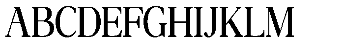 Qatarist Medium Extra Condensed Font UPPERCASE