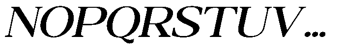 Qatarist Medium Extra Expanded Slanted Font UPPERCASE