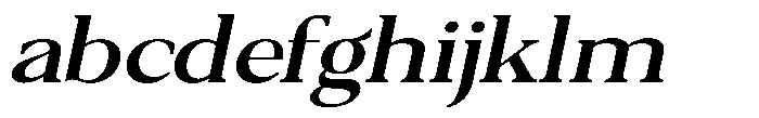 Qatarist Medium Extra Expanded Slanted FONT