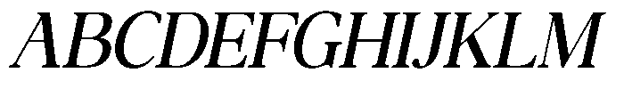 Qatarist Medium Semi Condensed Slanted Font UPPERCASE