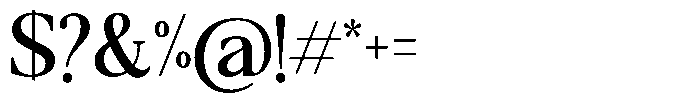 Qatarist Medium Semi Condensed Font OTHER CHARS