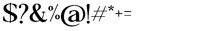 Qatarist Medium Semi Expanded Font OTHER CHARS