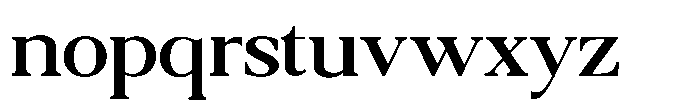 Qatarist Medium Semi Expanded Font LOWERCASE