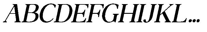 Qatarist Medium Slanted Font UPPERCASE