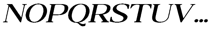 Qatarist Medium Ultra Expanded Slanted Font UPPERCASE