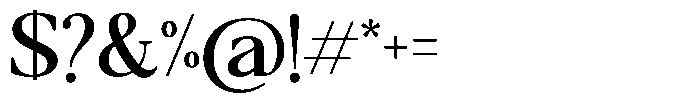 Qatarist Medium Font OTHER CHARS