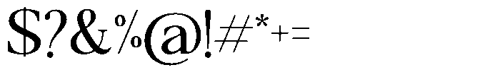 Qatarist Regular Font OTHER CHARS