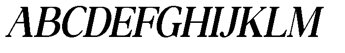 Qatarist Semi Bold Condensed Slanted Font UPPERCASE