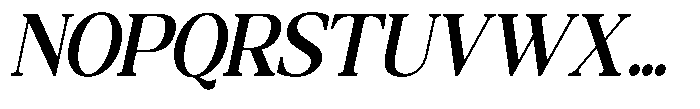 Qatarist Semi Bold Condensed Slanted Font UPPERCASE