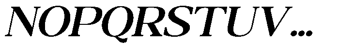 Qatarist Semi Bold Expanded Slanted Font UPPERCASE