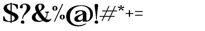 Qatarist Semi Bold Expanded Font OTHER CHARS