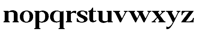 Qatarist Semi Bold Expanded Font LOWERCASE