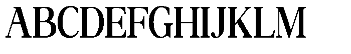 Qatarist Semi Bold Extra Condensed Font UPPERCASE