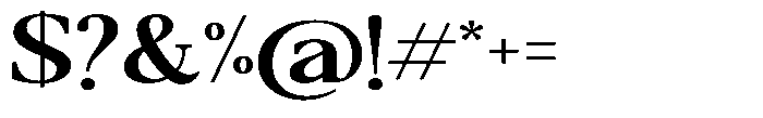 Qatarist Semi Bold Extra Expanded Font OTHER CHARS