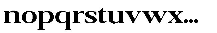 Qatarist Semi Bold Extra Expanded Font LOWERCASE