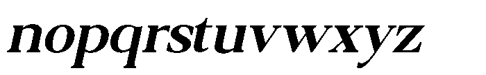 Qatarist Semi Bold Slanted Font LOWERCASE
