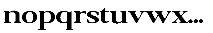 Qatarist Semi Bold Ultra Expanded Font LOWERCASE