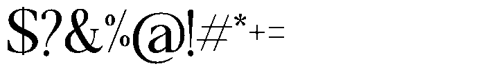 Qatarist Semi Condensed Font OTHER CHARS