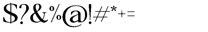 Qatarist Semi Expanded Font OTHER CHARS