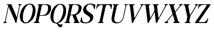 Qatarist SemiBold ExtraCondensed Slant Font UPPERCASE