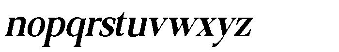 Qatarist SemiBold ExtraCondensed Slant Font LOWERCASE